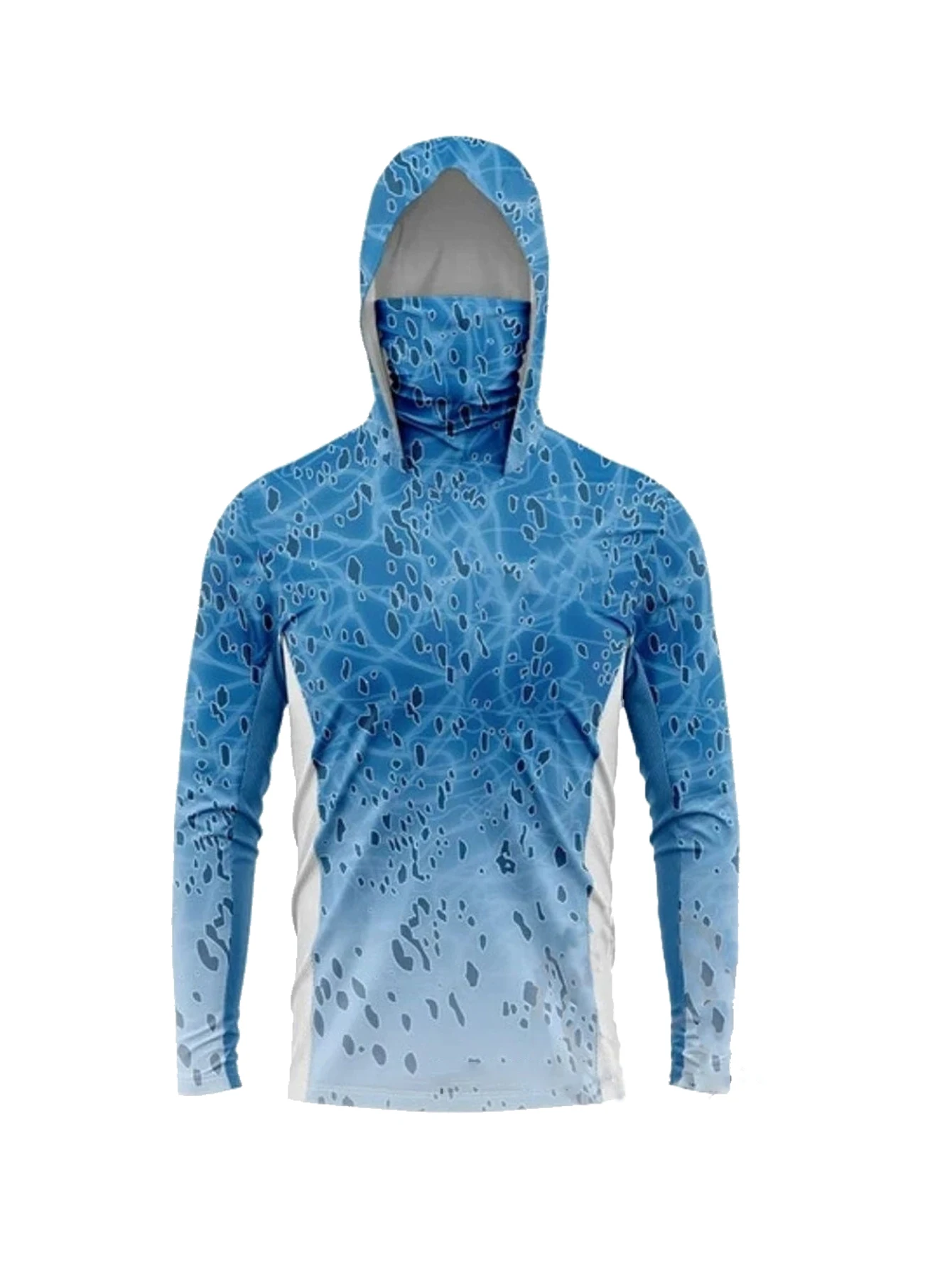 Men Long Sleeve Fishing Hoodie - огляд і ціна Fishing Mask Sun Protection