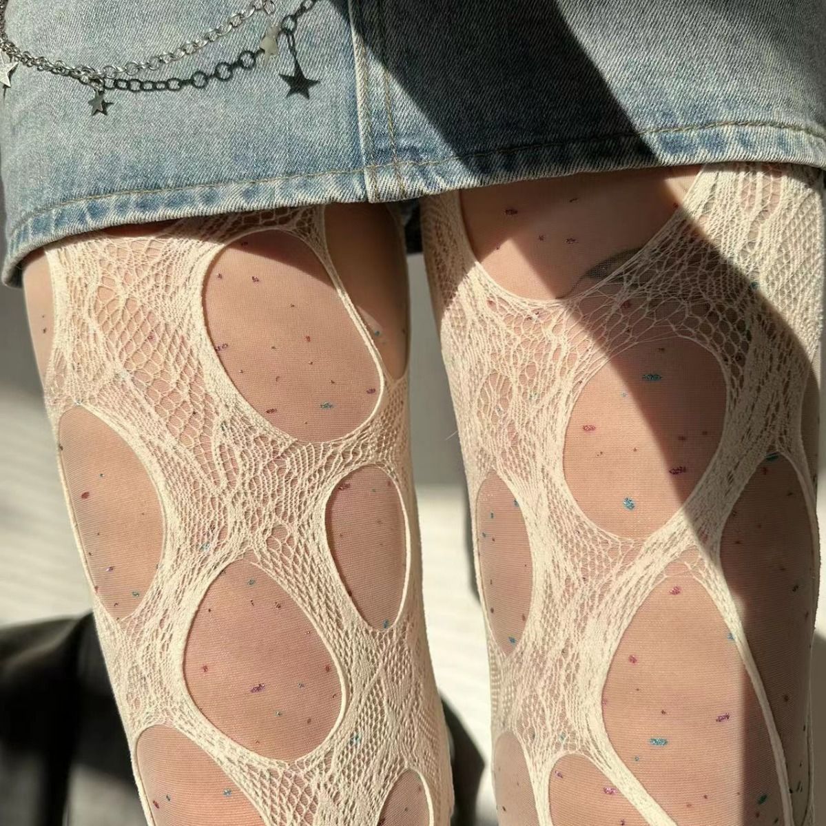 Sexy Punk Women Broken Hole St - огляд і ціна Fishing Socks