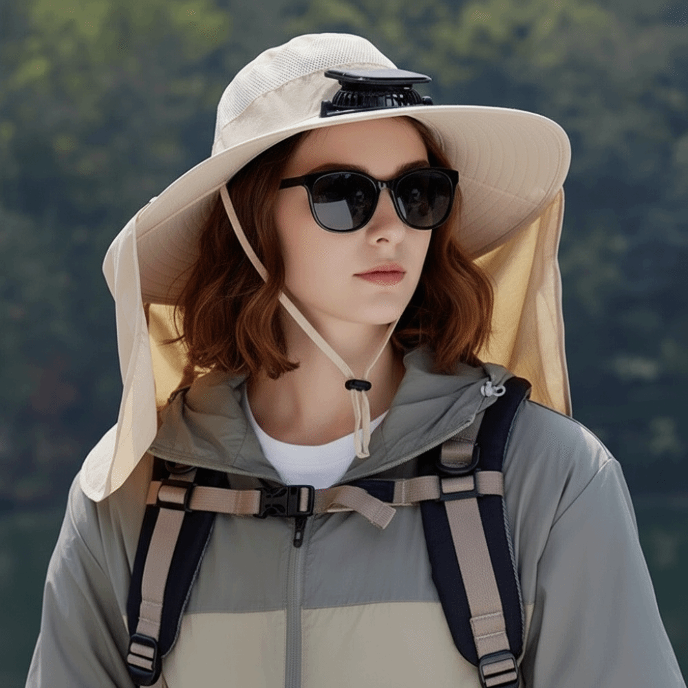 Gift UPF50+ Solar Fan Hat Wate - огляд і ціна Fishing Hat